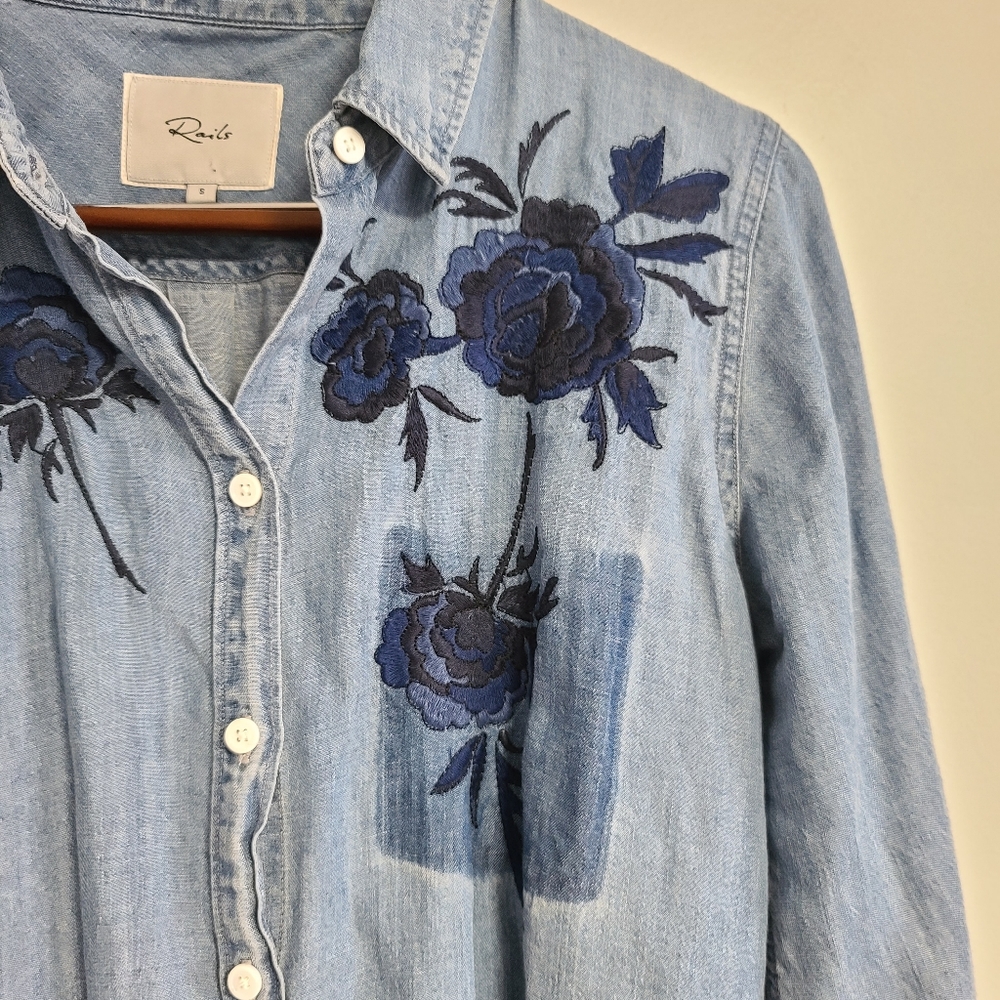 Rails Chambray Button Down - image 3